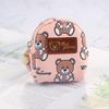 Cute Bear Mini Backpack Coin Purse Keychain - Korean Style