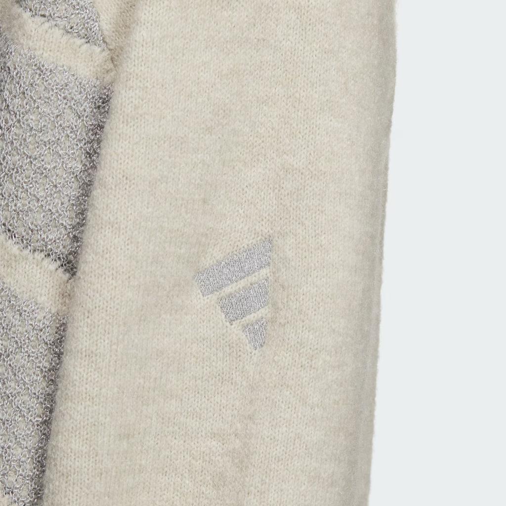 adidas FW24 FUSTL Series P Crew 2 Простой повседневный универсальный вязаный свитер мужской свитер светло-серо-землистый JW6684