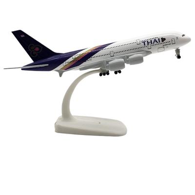 Модель самолета A380 Thai Airways в масштабе 1/300, литой металлический самолет, самолеты, колеса, шасси, коллекционный авиационный подарок