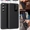 Чехол для Samsung Galaxy S23 Ultra, роскошный, с умным окном S View, из ПУ-кожи, кошелек-книжка, с держателем для карт