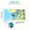 Cute Dartrix Mouse Pad, Large Gaming Desk Mat, Non-slip XXL Mousepad for Laptop & Tablet, Mini PC Playmat with Stitched Edges