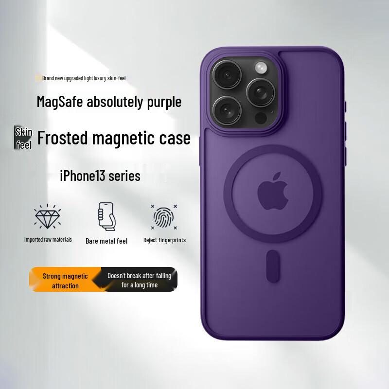 Матовый защитный чехол для iPhone с покрытием Soft-Touch MagSafe