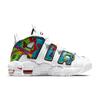 Nike Детские кроссовки Air More Uptempo GS Peace, Love, Basketball Белый Черный Университет-Золото DM8155-100