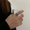 Сердце M Циркон Изысканная Оригинальность Регулируемые Кольца-Подвески для Женщин Элегантные Круглые Кольца Ювелирный Подарок на День Святого Валентина