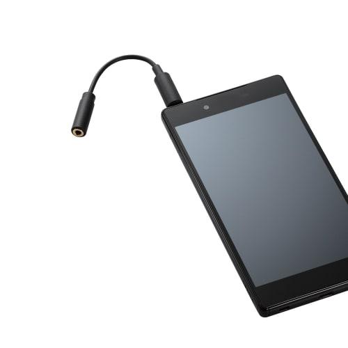 ELECOM smartphone antenna cable 0.1m black MPA-35AT01BK