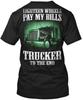 Футболка для водителя грузовика 'Truck Driver Trucker To The End', сделано в США, размеры от S до 5XL, унисекс