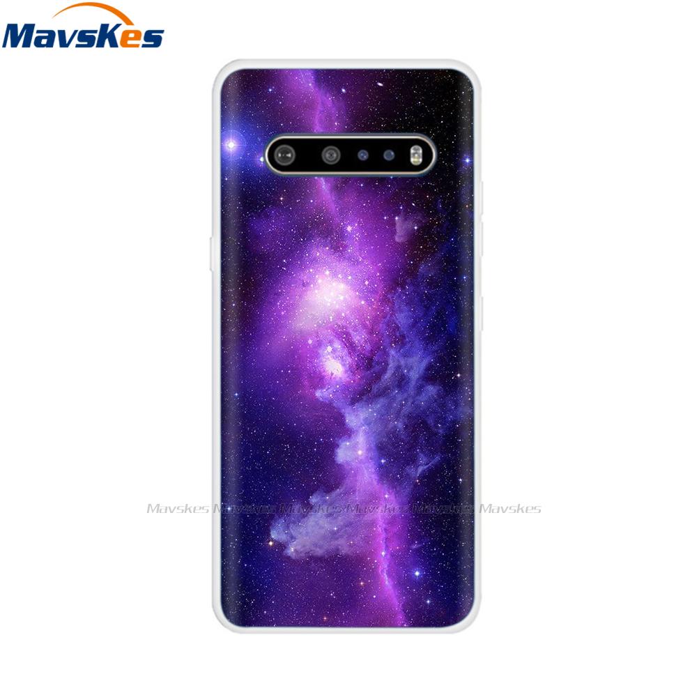 Силиконовый чехол для LG V60 ThinQ 5G, чехол, мягкая ТПУ задняя крышка, чехол для телефона с печатью для LG V60 V50 ThinQ 5G, чехол, Fundas, бампер