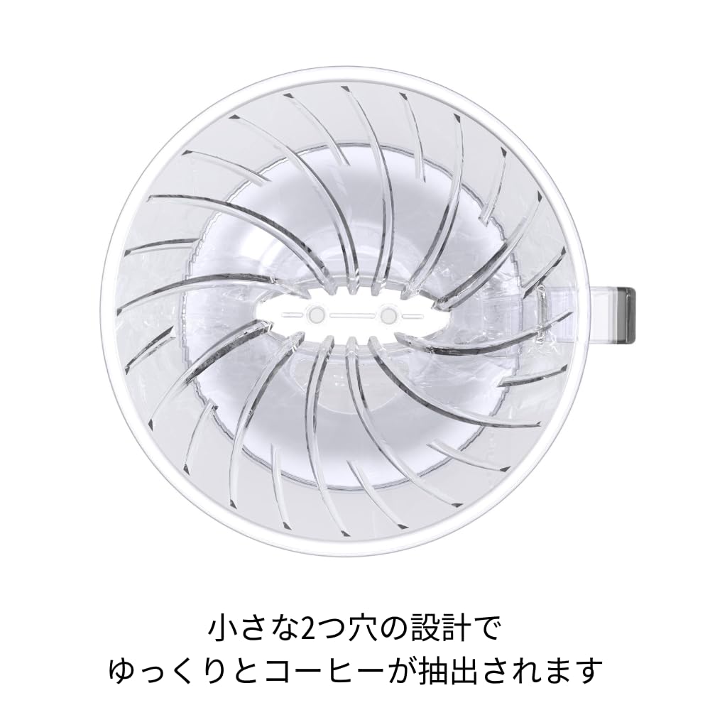 Hario Pegasus Dripper 03 Прозрачная капельница для кофе на 4–7 чашек Сделано в Японии PED-03-T