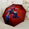 Transformers Cybertronian Warriors Automatic Umbrella Folding Umbrella with 8 Ribs Sturdy Construction All Season Travel Fashionable