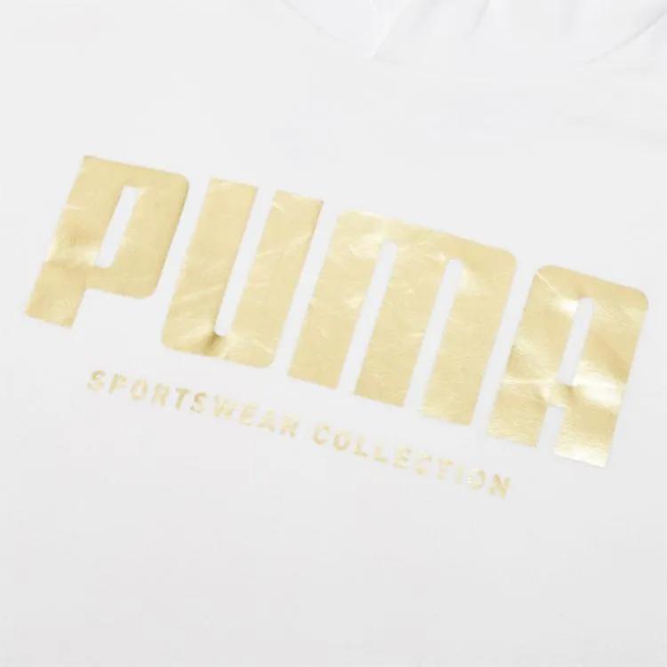 PUMA Sweatshirts Men's White Hooded Moderate Other (Unisex) Sweatshirts 586351 02