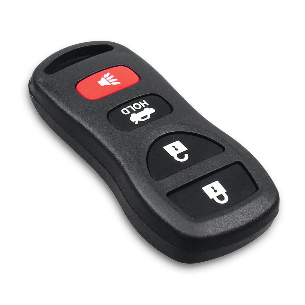 KEYYOU For NISSAN Pathfinder Titan Versa Maxima Frontier Xterra Murano INFINITI 2/3 Buttons Remote Car Key Shell Case