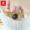 OLEVS 5643 Original Brand Women's Watch 30M Waterproof Stainless steel Strap Elegant Ladies' Watch Set