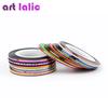 32 Colors Roll Nail Striping Tapese Line Metallic Yarn Nail Art Tips Decoration Decals Foil DIY