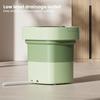 1 Set Foldable Mini Washing Machine Low Noise Energy-saving Compact Size Underwear Socks Clothes Small Washer Bathroom Supplies