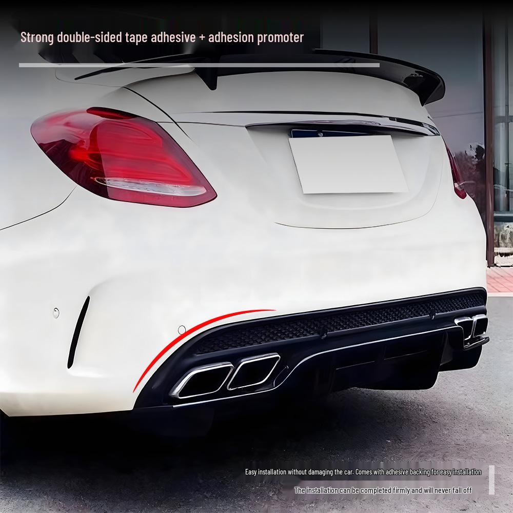 Rear Diffuser Tailpipe for 2015-2018 Mercedes-Benz C-Class W205-C205 Four-Door Sport Model