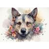 5d DIY Алмазная картина, вышивка крестом, животное, акварель, волк, алмазная вышивка, мозаика, полный круглый дрель, домашний декор, искусство