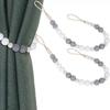 2Pcs Minimalist Bead Curtain Buckles Farmhouse Style Curtain Tie Rope  Drapes Binding