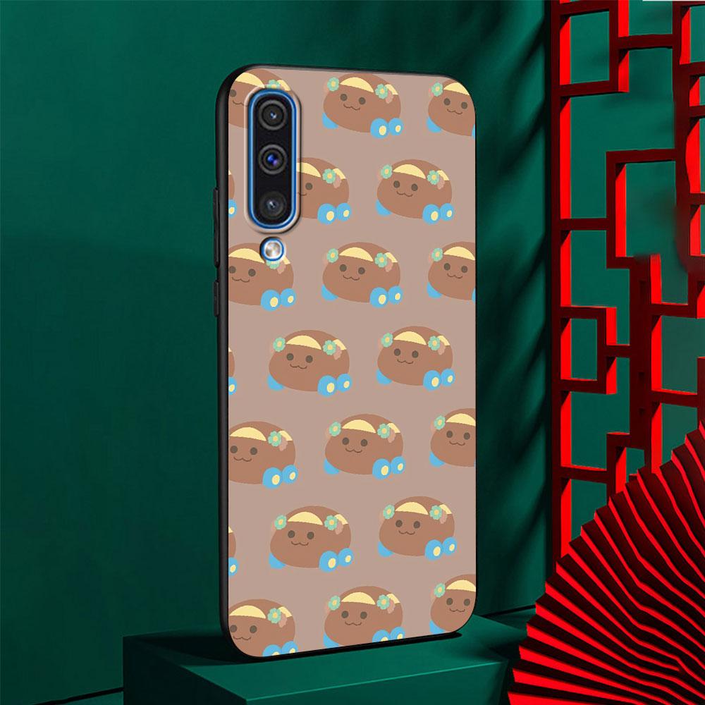 PUI PUI MOLCAR Милый чехол для Samsung Galaxy A10s A50 A50s A02s A03s A20 A30 A20e A70 A70s A20s A30s A10 TPU Черный чехол для телефона