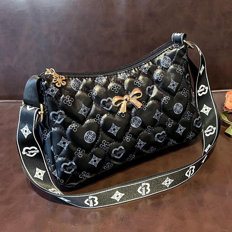 Роскошная летняя женская сумка через плечо с принтом и тесьмой