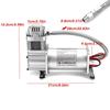 12V 150PSI 1/4" Hose Line Replacement Car Air Suspension Compressor Kit 1 Set Silver