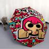 Personalized Name B-Brawl Stars Print Umbrella - Automatic Open/Close, Eight-Rib Durable Frame, Automatic Folding Umbrella
