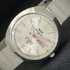 USED AUTOMATIC HMT RAJAT 6501 INDIAN MENS SILVER COLOR DIAL WATCH A432573-2 R112-a432573