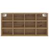 Shoe Cabinet 103 x 30 x 51 cm Engineered Wood Artisan Oak