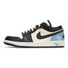 Jordan Air Jordan 1 Амортизация Низкие Винтажные Баскетбольные Кроссовки Мужские Черные 553558-132(Команда330-)