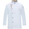 Unisex Chef Jacket Short Sleeve Cook Shirt Uniforms with Pockets