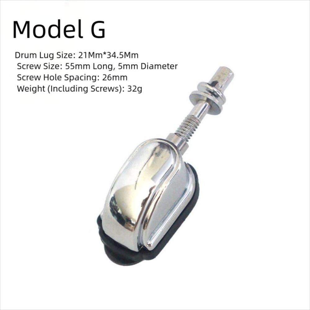 Cover Bracket Drum Lugs Fixing Screws Silver Drum Leg Parts Accessories for Drums Drum Lugs Leg