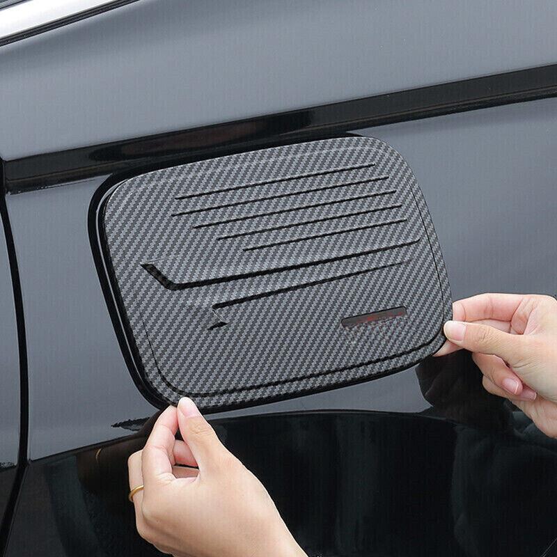 Carbon Fiber Fuel Tank Oil Gas Cap Cover Trim For Honda CR-V CRV 2023 2024 2025
