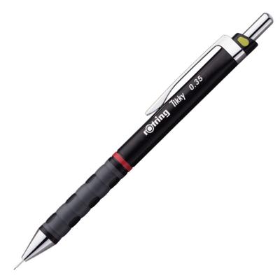 ROtring механический карандаш Tikki для черчения черный 1904694 подлинный импортный продукт 0,35 мм