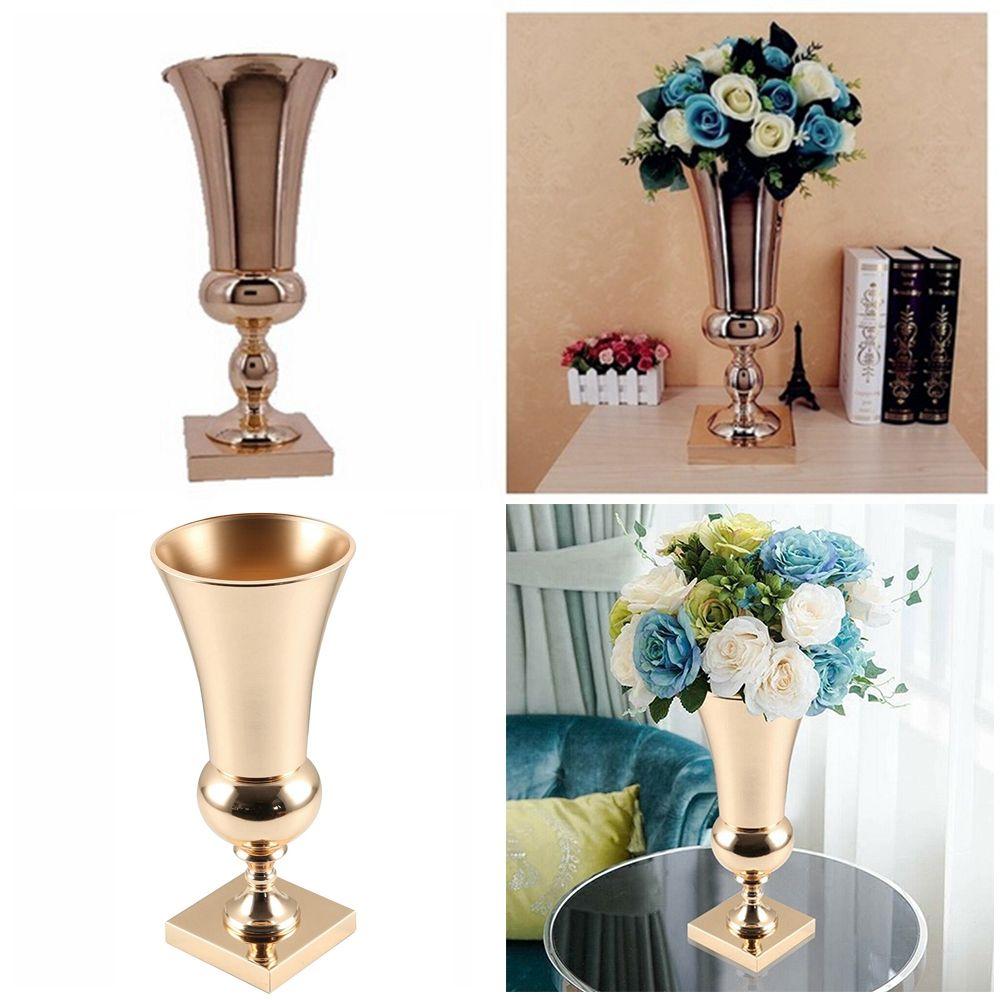 43cm Large Centrepiece Iron Home Decorative Table Decor Flower Vase Wedding