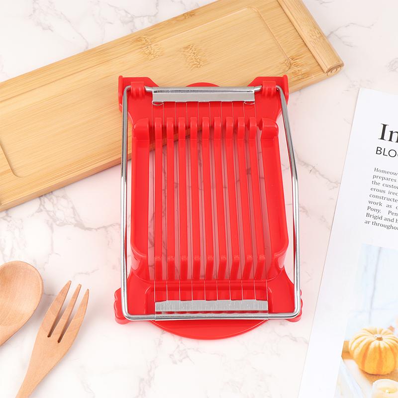 Слайсер для мясного хлеба 304 Усиленная нержавеющая сталь Слайсер для вареных яиц фруктов мягкого сыра Резак для спама Слайсер для консервированного мяса