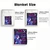 Galaxy & Rose Print thin Flannel Blanket for Bedrooms,Living Rooms,Sofas Blankets,Lunch Breaks,blankets fluffy blanket