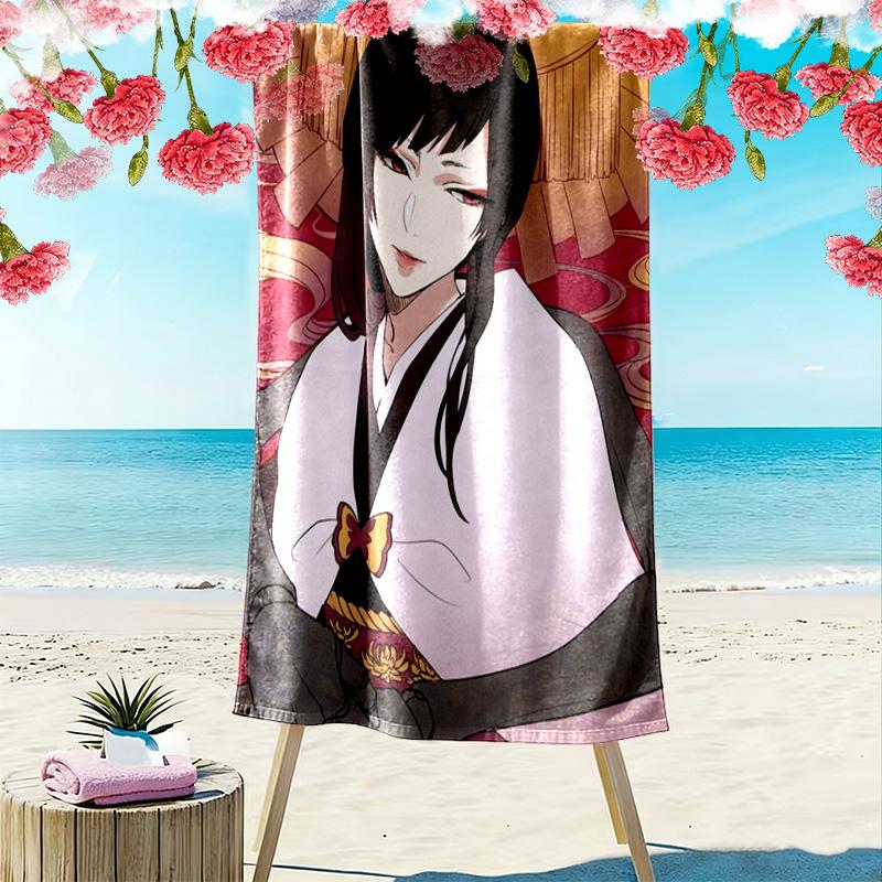 Shutara Shimachi 2D Flat Print Beach Towel, Large Soft Quick Dry Towel for Beach Camping SwimmingDSTJ0925251