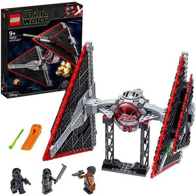 LEGO Star Wars Sith TIE Fighter Toy Constructor Set 470 Pieces Black