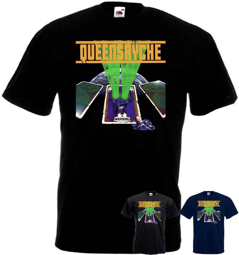 26 Queensrÿche The Warning T shirt blue black heavy metal all sizes S-5XL Unisex T-Shirt