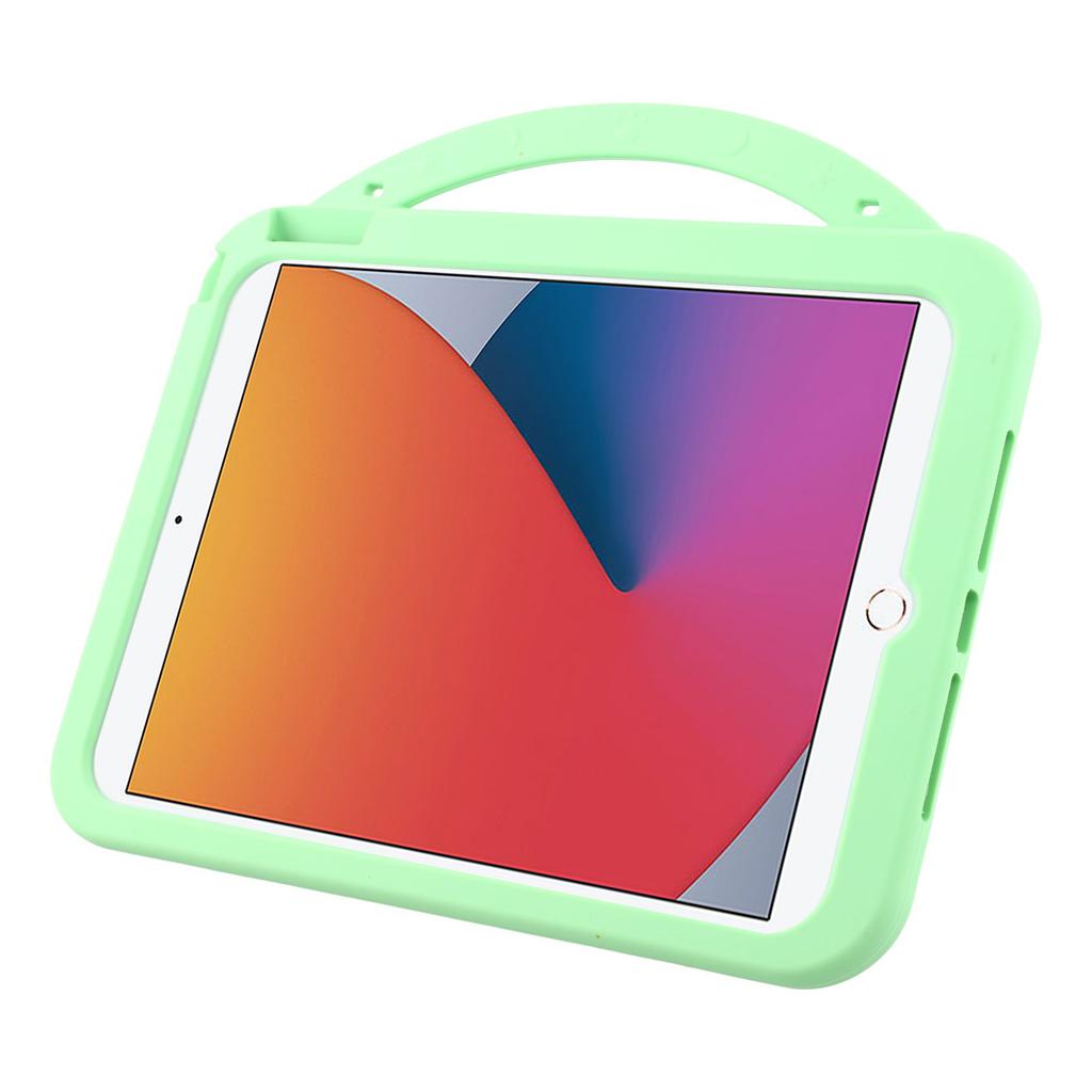Silicone Case for iPad 10.2 (2021)/(2020)/(2019)/iPad Air 10.5 inch (2019)/Pro 10.5-inch (2017) Rotating Kickstand Hand Grip Cute Tablet Cover