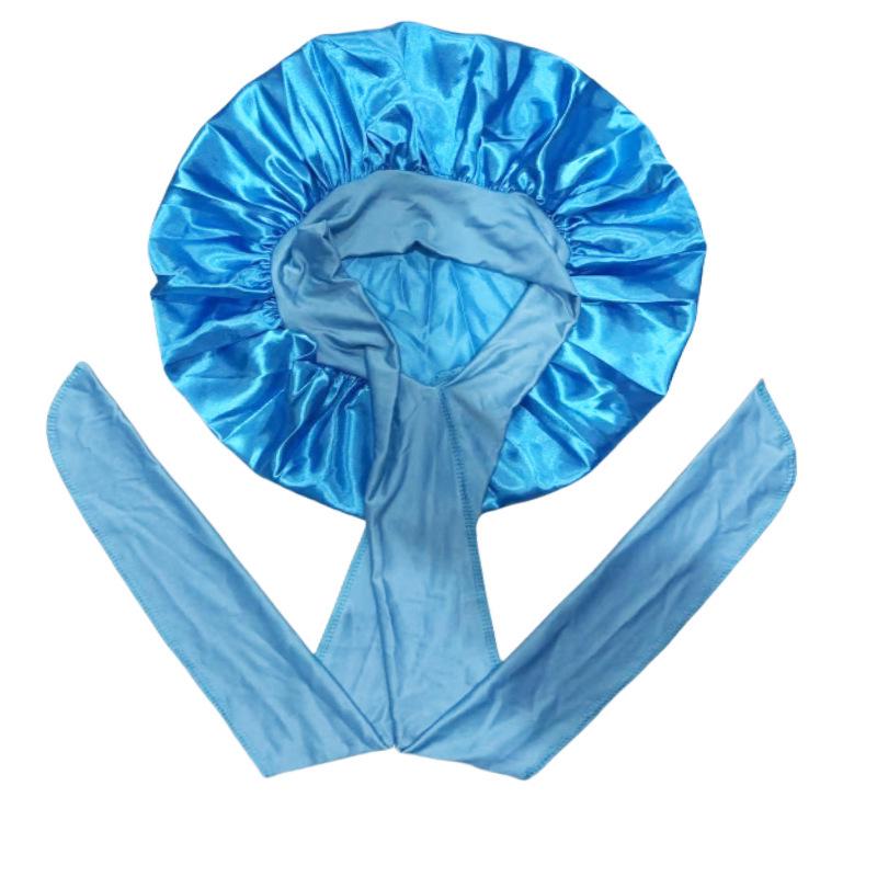 Women's Satin Lace Elastic Nightcap for Hair Protection