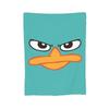 Perry The Platypus Mask Blankets Soft Warm Flannel Throw Blanket Cover for Bed Living room Picnic Travel Home Couch