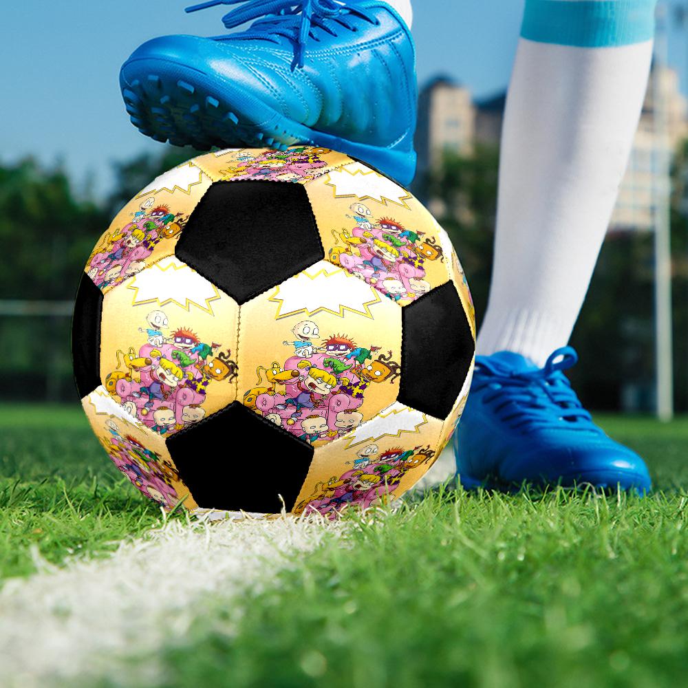 Rugrats Theme Size 5 Soccer Ball, Suitable for Both Indoor and Outdoor Matches, a Gift Suitable for Everyone.