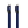 Гибкий USB4 Type C Зарядный Кабель Провод 80 Гбит/с Передача 240 Вт Дорожный Плетеный Шнур Поддержка Двойного 8K Дисплея