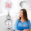 Карманные часы Lancardo Nurse для клипсы, легко покрываются лаком, 3 цвета на выбор, эластичные часы, для медсестер, тип, унисекс, цифры, для чтения, женские, лепестки,