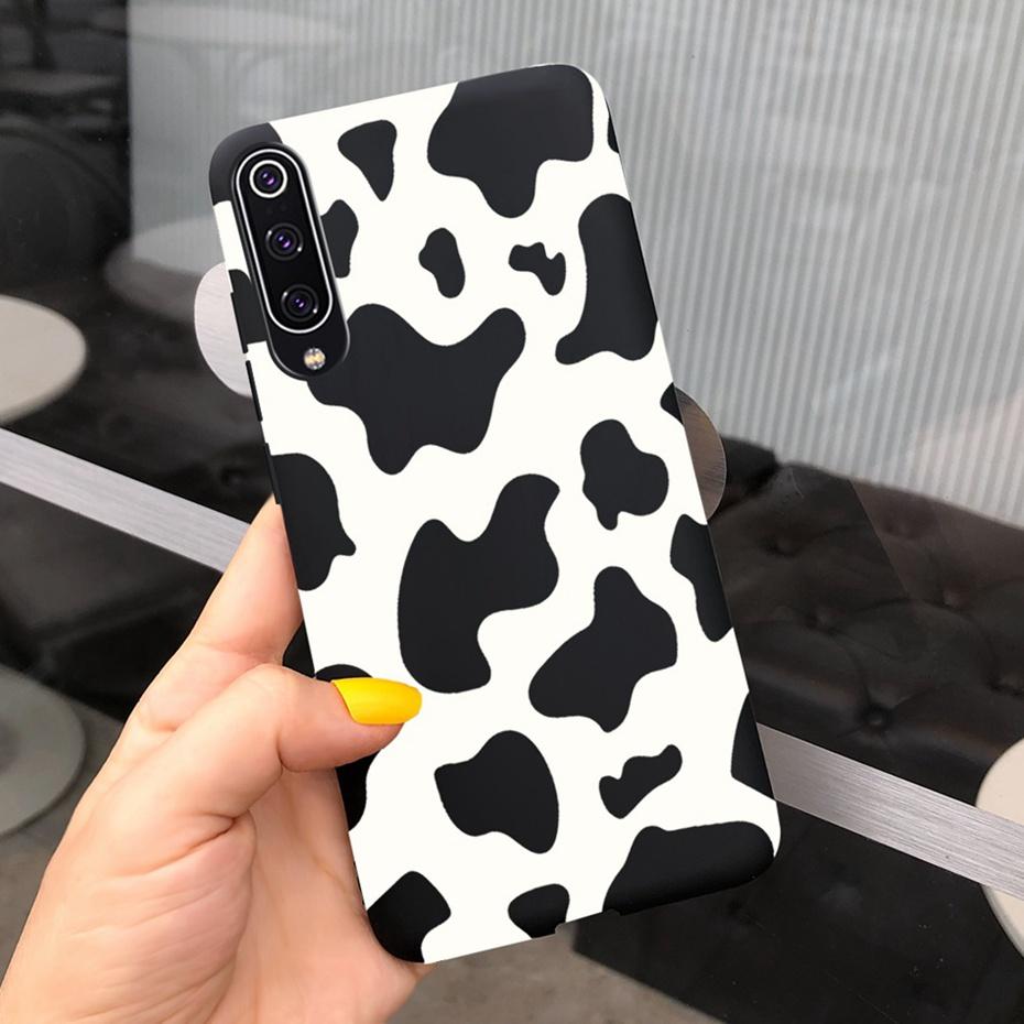 Phone Case For Xiaomi Mi 9 Lite Case Cute Silicone Back Cover For Xiaomi Mi 9 SE Mi9 9SE Mi9lite Phone Shell Soft TPU Bumper