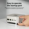 Desktop Stand Computer Riser Dustproof Base Heat Dissipation Bracket Aluminum Alloy Cooling Holder Dock for Mac mini M4/M4 Pro