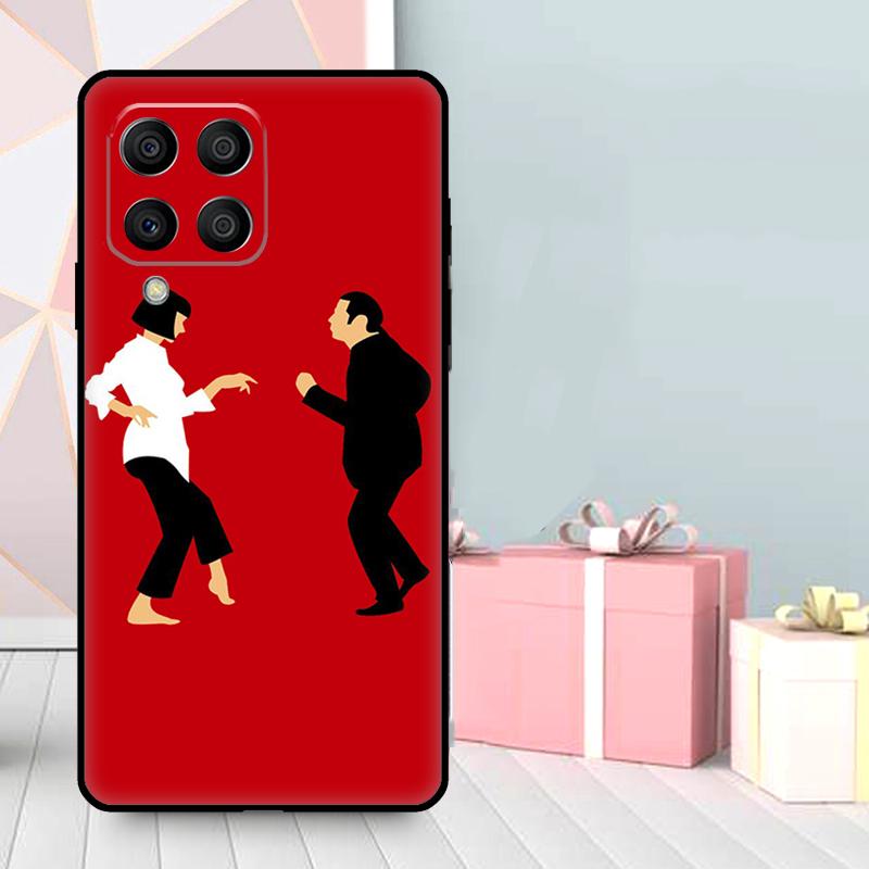 Pulp Fiction Dancing Case For Samsung Galaxy M16 M31 M21 M13 M33 M53 M15 M35 M55 M36 M56 M12 M32 M52 M14 M34 M54