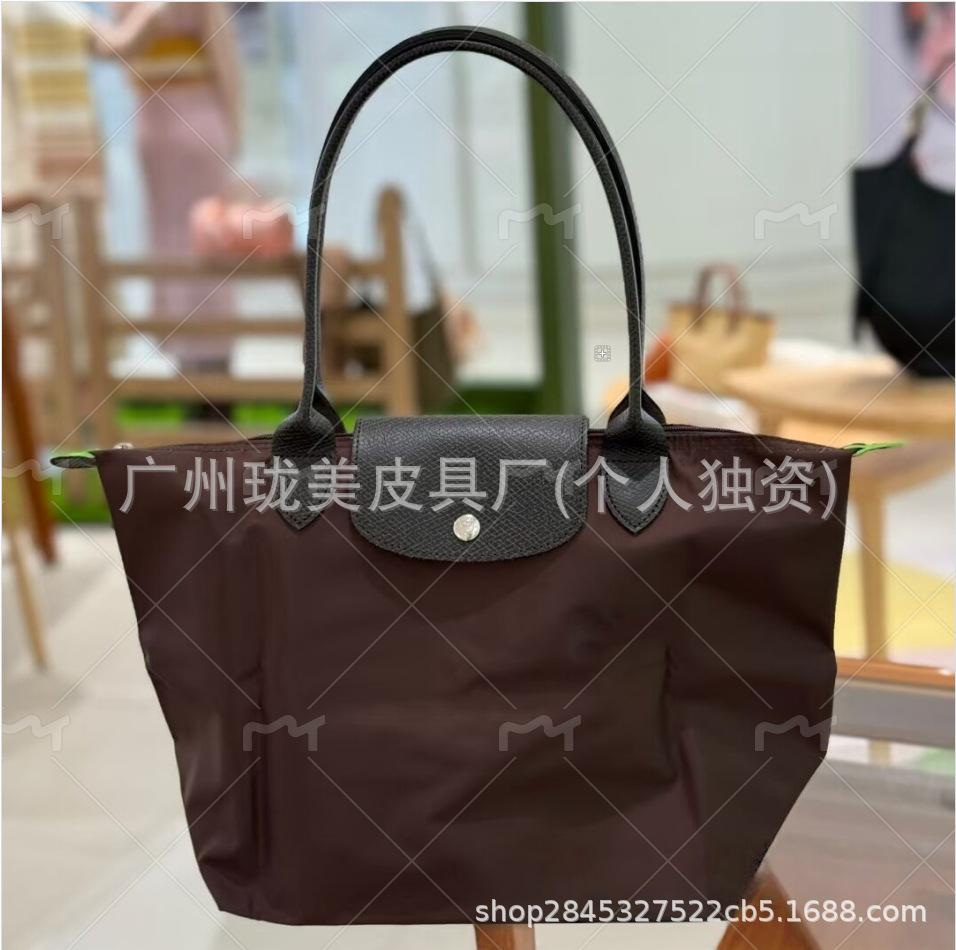 Сумка-тоут Longxiang Zhou, на одно плечо, через плечо, для мамы, водонепроницаемая, нейлоновая, с вышивкой, для ручной переноски, для поездок на работу