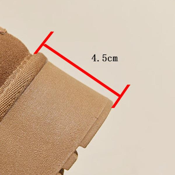 Зимние замшевые сноубутсы на толстой подошве, утепленные флисом, утолщенные хлопковые ботинки, повседневные хлопковые ботинки