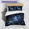 Aston Villa Football Printed 3 Pieces Bedding Set, Comfortable Skin Friendly Bedroom Duvet Cover Set